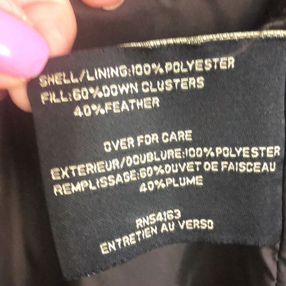 NWT COLE HAAN SZ M CHOCOLATE BROWN ABOVE ANKLE DOWN FILLED VERY WARM COAT - Picture 9 of 12